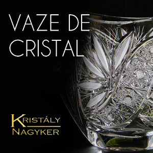 Cristal vaza Black Crystal Ajka