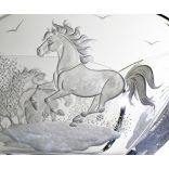 Other Goods * Cristal Bol cu motiv ecvestru 25 cm (Sze16416)