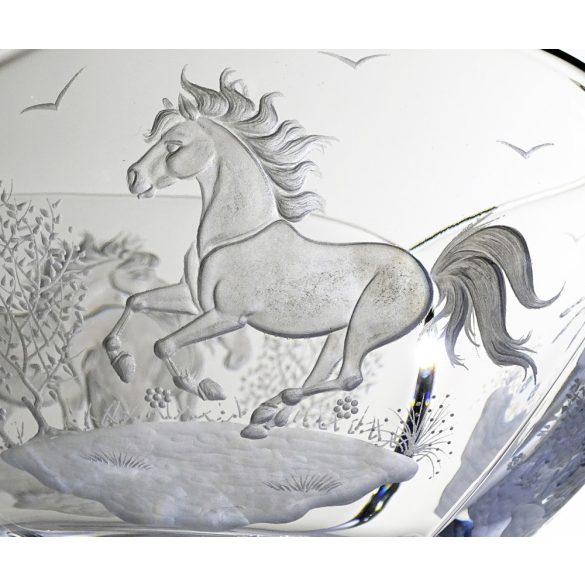 Other Goods * Cristal Bol cu motiv ecvestru 25 cm (Sze16416)