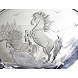 Other Goods * Cristal Bol cu motiv ecvestru 25 cm (Sze16416)