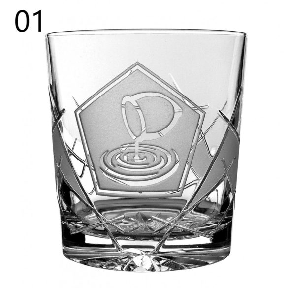Other Goods * Cristal Pahar de whisky cu zodiac 300 ml (Tos17022)