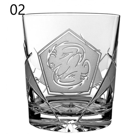 Other Goods * Cristal Pahar de whisky cu zodiac 300 ml (Tos17022)