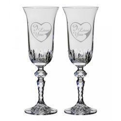   Other Goods * Cristal Pahar de șampanie romantic din cristal 1 (2 piese) (LSZI17058)