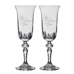   Other Goods * Cristal Pahar de șampanie romantic din cristal 3 (2 piese) (LSZO17060)