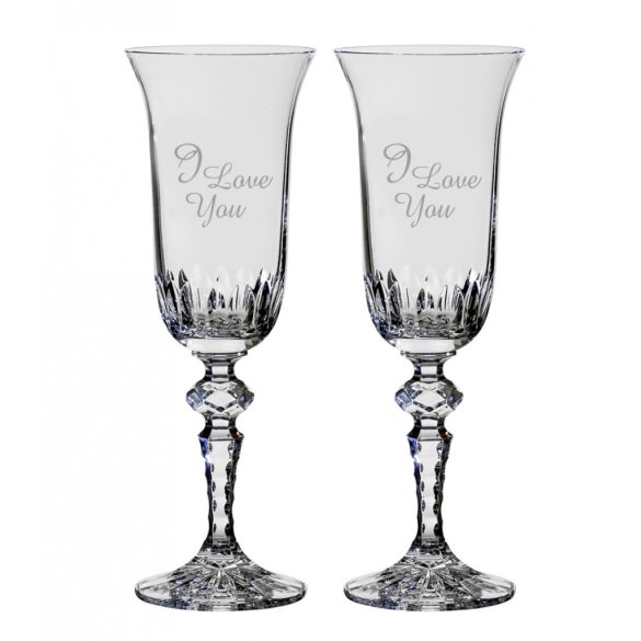 Other Goods * Cristal Pahar de șampanie romantic din cristal 3 (2 piese) (LSZO17060)