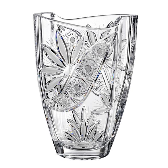 Liliom * Cristal Vază în formă de butoi 23 cm (Smi17567)