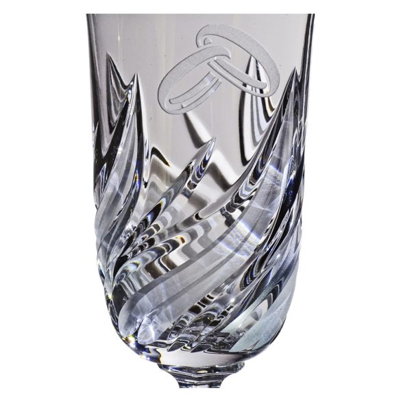 Fire * Cristal Pahar de șampanie 150 ml (LGyű18620)