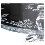 Small Flowers * Cristal Suport pentru tort cu picior 30 cm (19603)